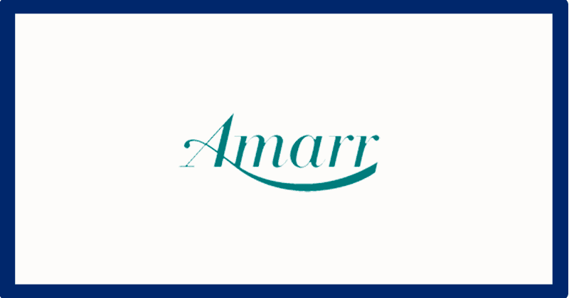 The logo for Amarr Garage Doors.