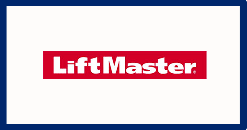 The logo for LiftMaster.